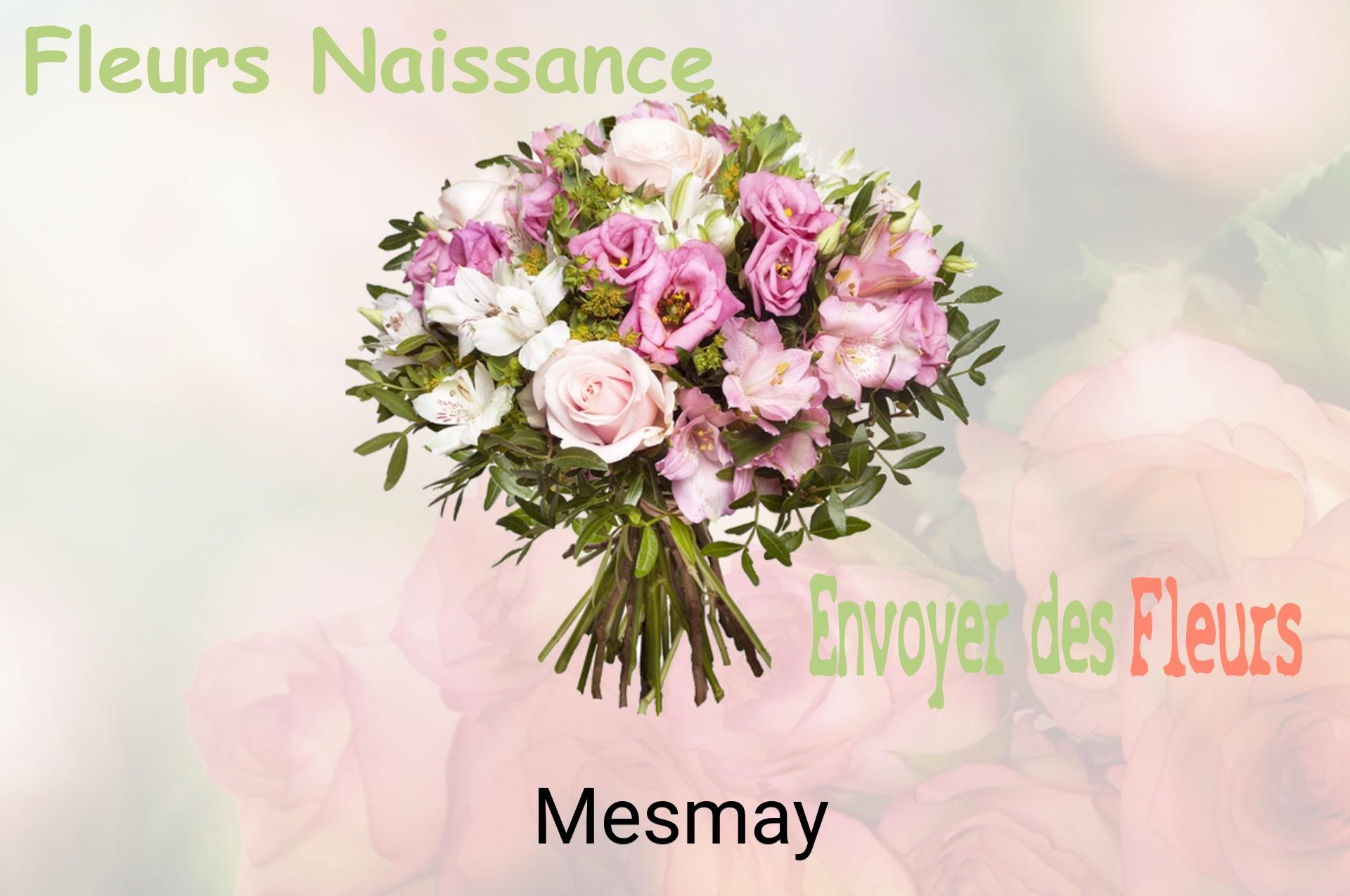 Bouquet de fleurs de naissance livré à Mesmay